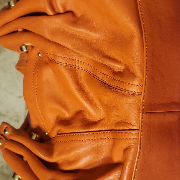 ❤️Last Chance !! B. Makowsky Genuine Leather Satchel Bag - Picture 9 of 17